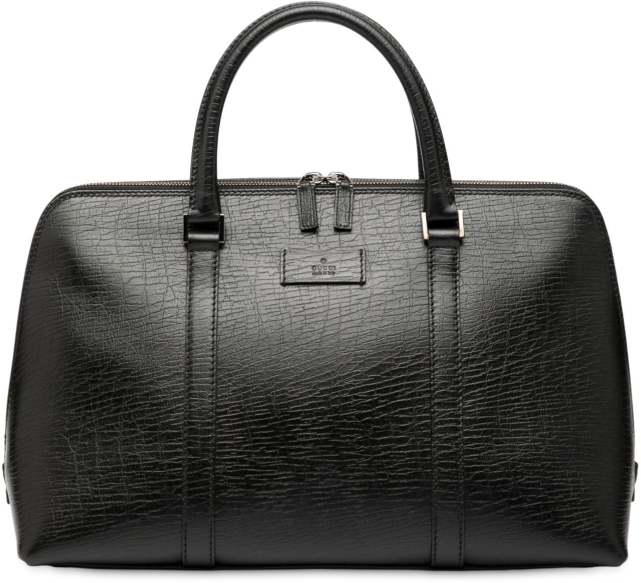 Gucci Textured Calfskin Handbag Zwart