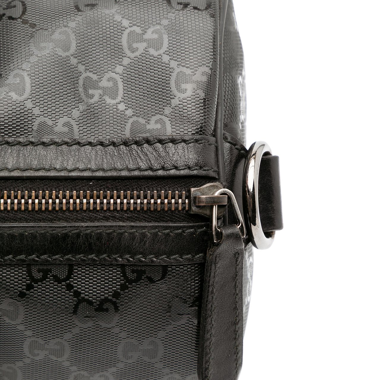 Gucci GG Imprime Boston Bag Zwart
