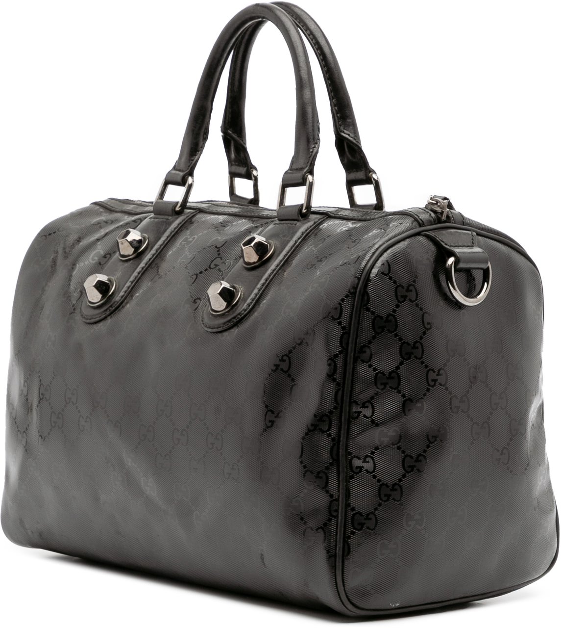 Gucci GG Imprime Boston Bag Zwart