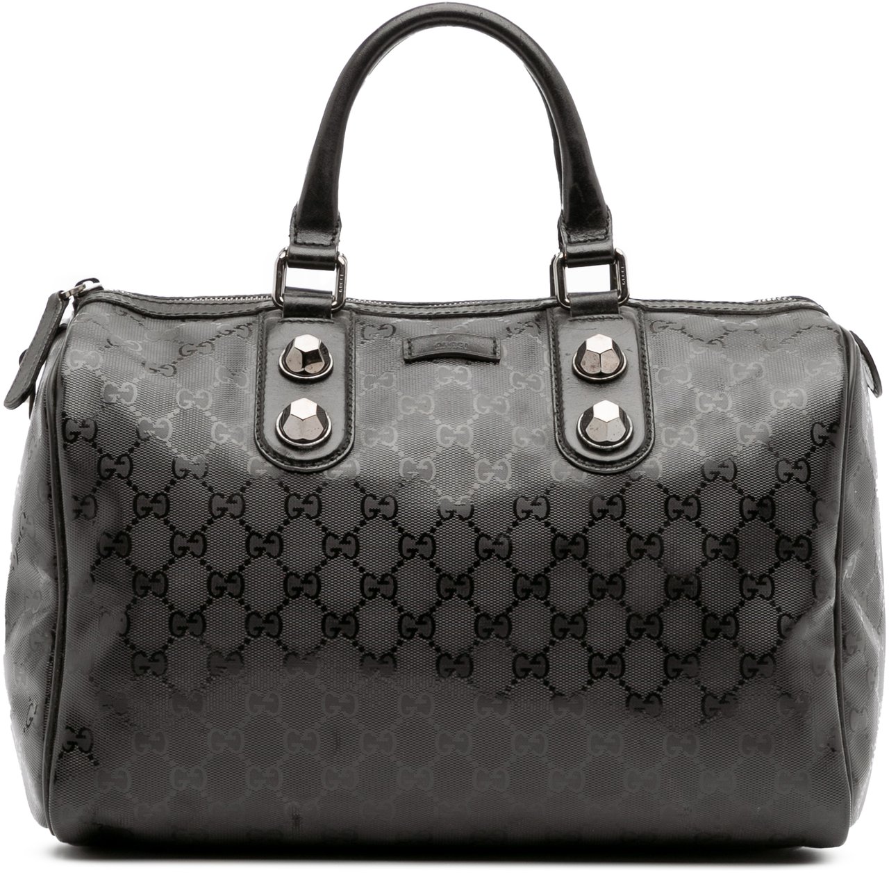 Gucci GG Imprime Boston Bag Zwart
