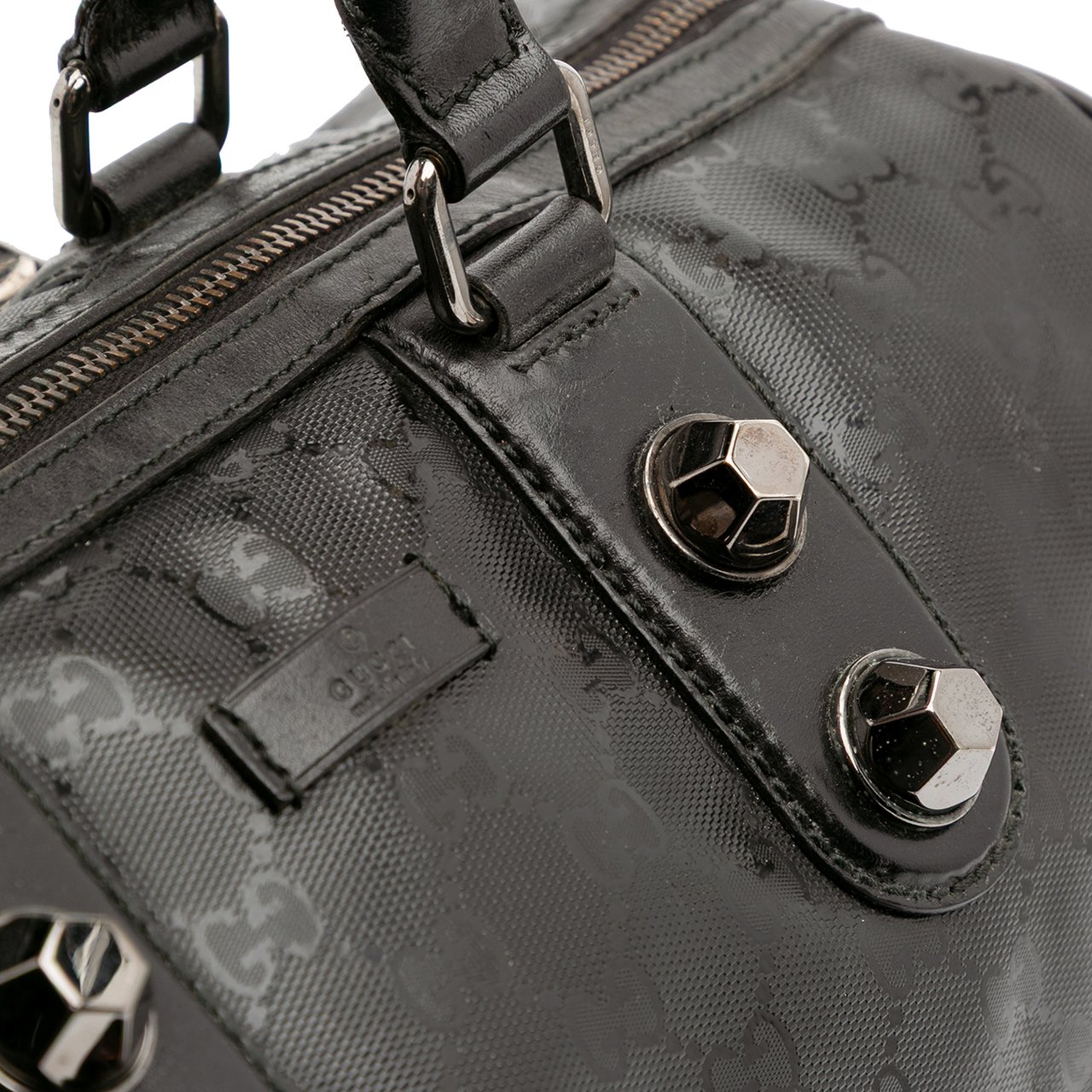 Gucci GG Imprime Boston Bag Zwart