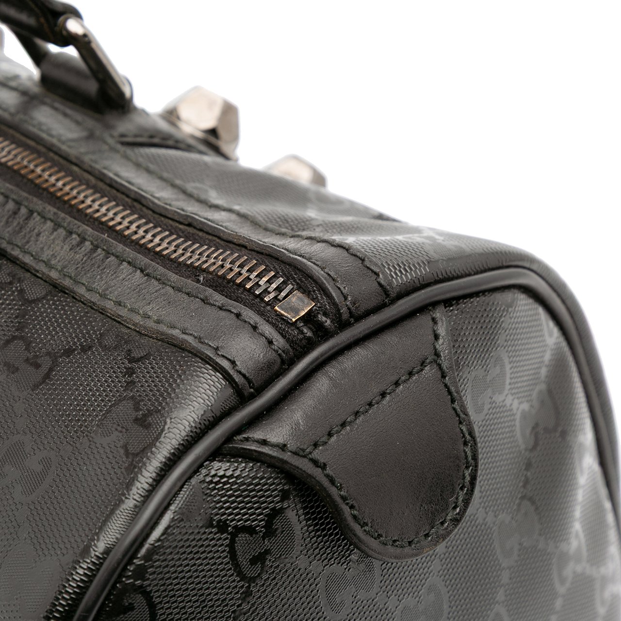 Gucci GG Imprime Boston Bag Zwart