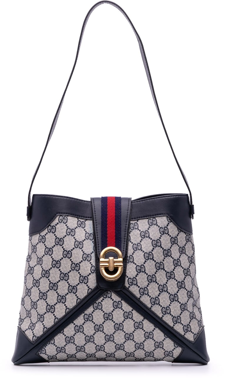 Gucci GG Supreme Ophidia Shoulder Bag Grijs