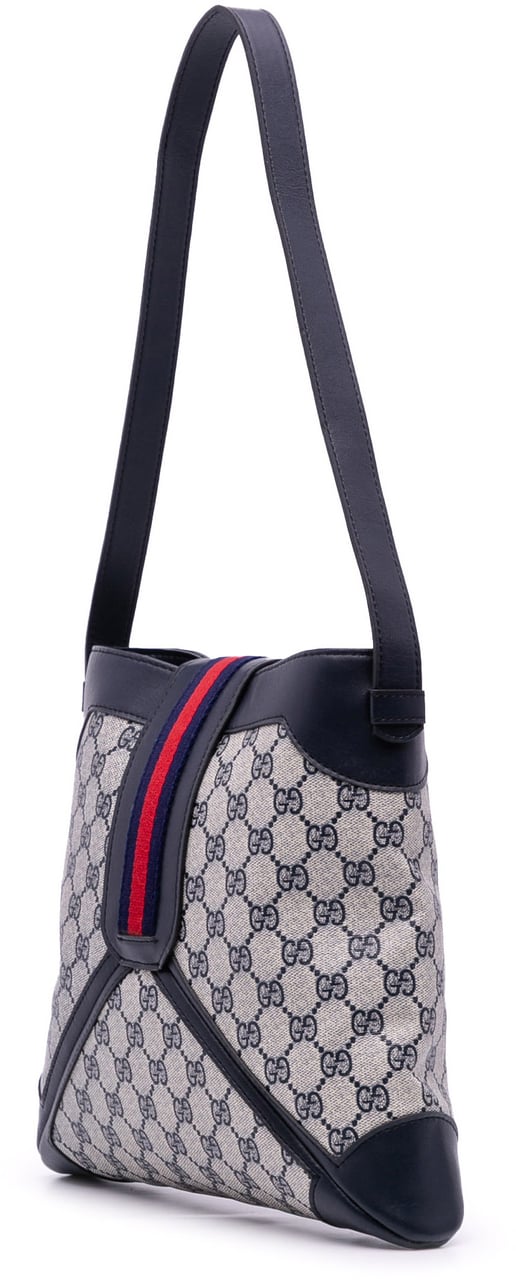 Gucci GG Supreme Ophidia Shoulder Bag Grijs