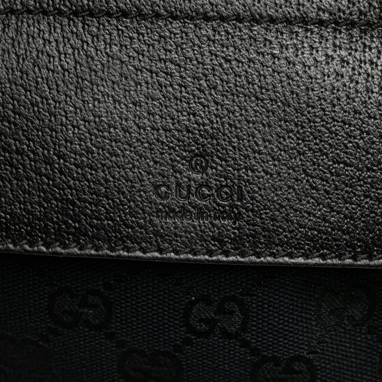 Gucci GG Canvas Double Pocket Belt Bag Blauw