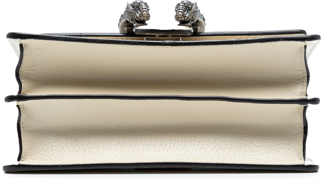 Gucci Mini Leather Bamboo Dionysus Web Satchel Wit