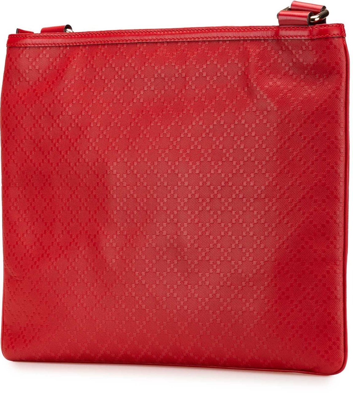 Gucci Diamante Leather Hilary Lux Crossbody Rood
