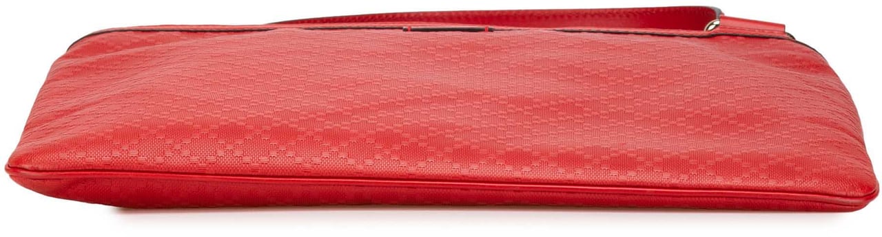 Gucci Diamante Leather Hilary Lux Crossbody Rood