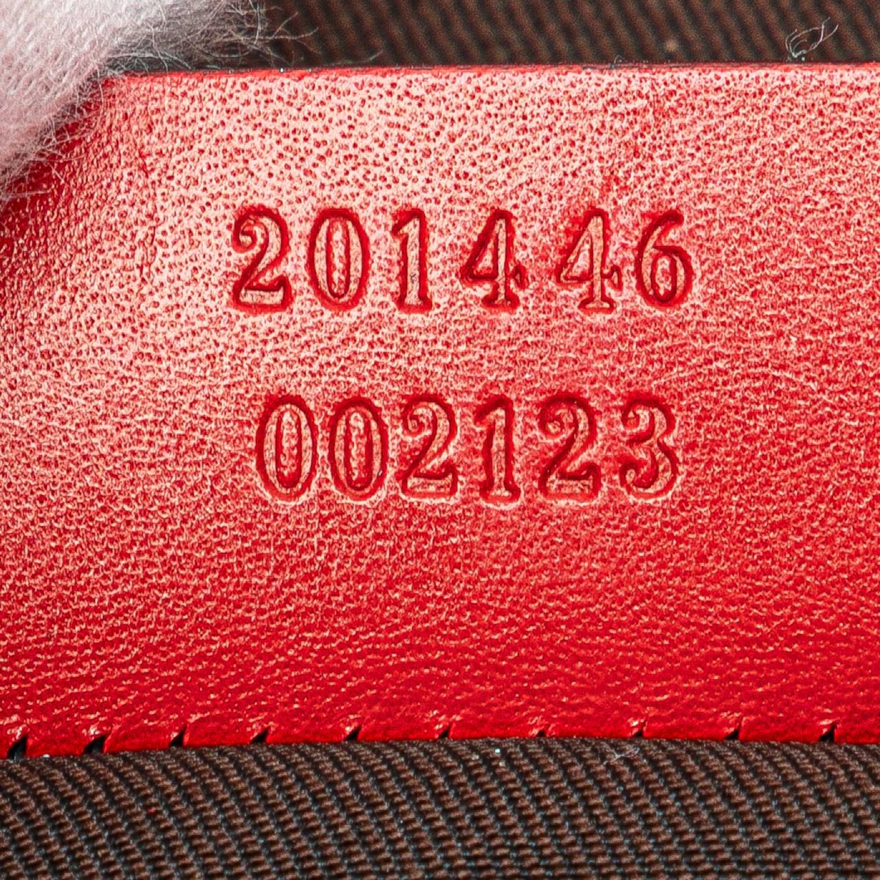 Gucci Diamante Leather Hilary Lux Crossbody Rood