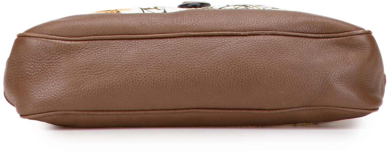 Gucci Flora Canvas Jackie O Bouvier Crossbody Wit