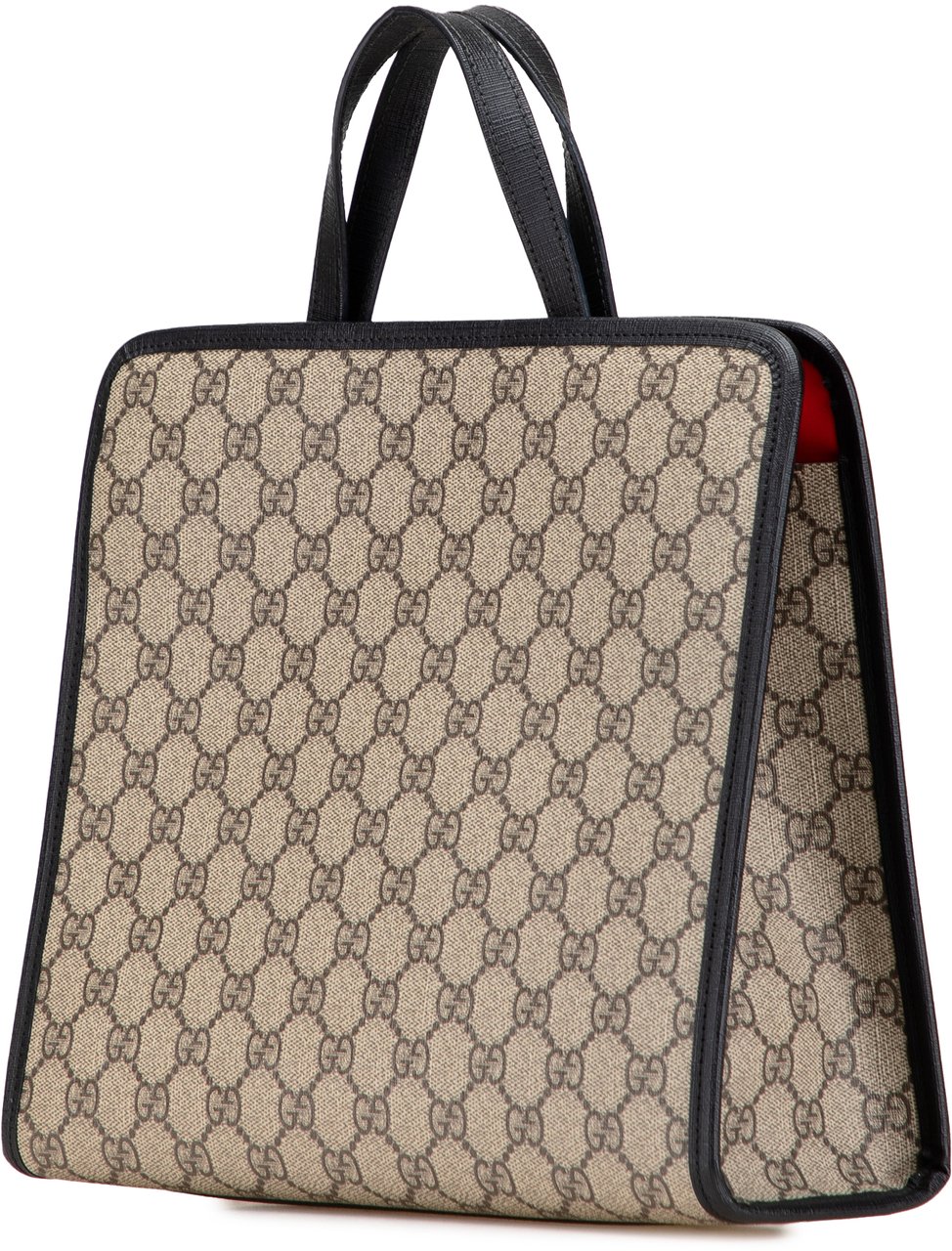 Gucci Childrens GG Supreme Cat Tote Bruin