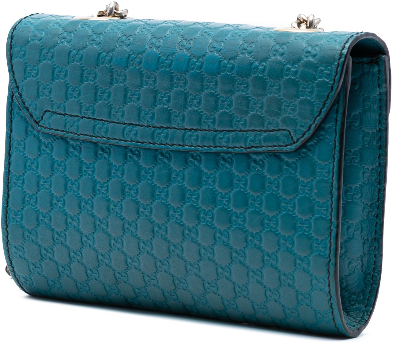 Gucci Mini Microguccissima Emily Crossbody Blauw