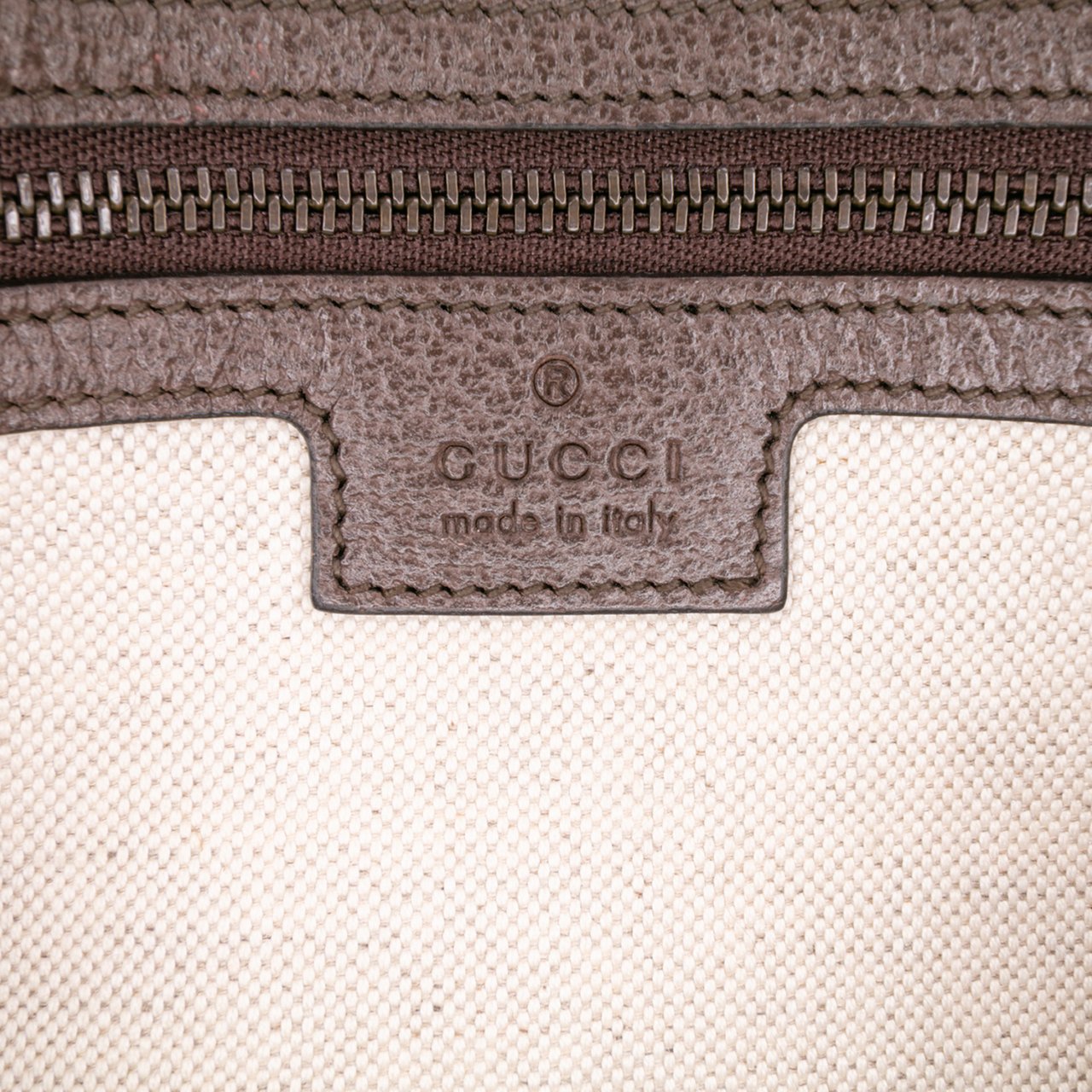 Gucci Small GG Supreme Web Ophidia Crossbody Bruin