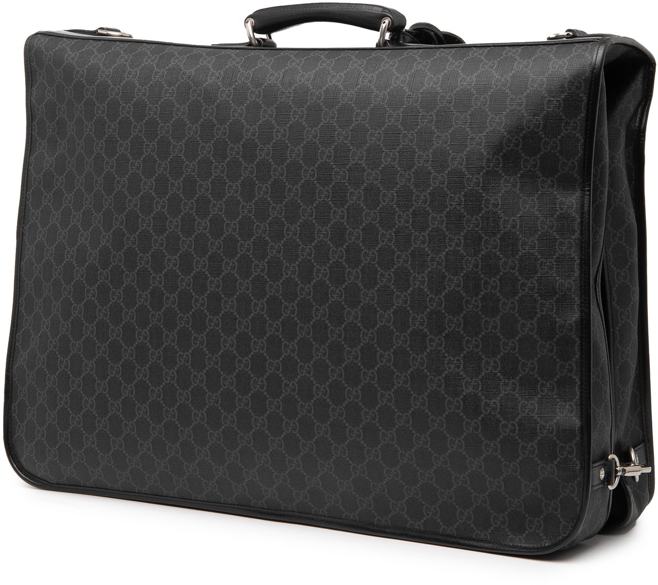 Gucci GG Supreme Retro Interlocking G Garment Bag Zwart