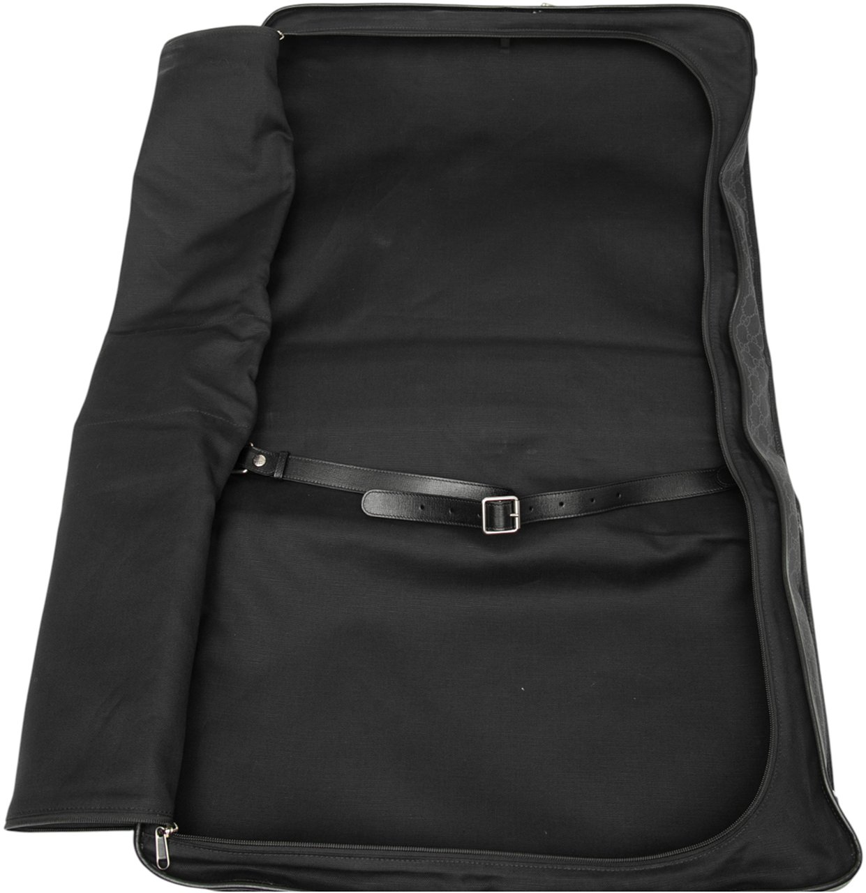 Gucci GG Supreme Retro Interlocking G Garment Bag Zwart