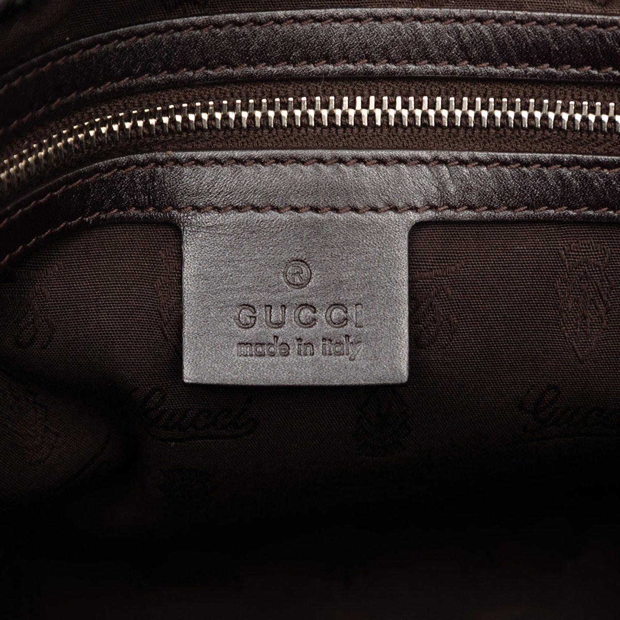 Gucci GG Canvas Twins Tote Bruin