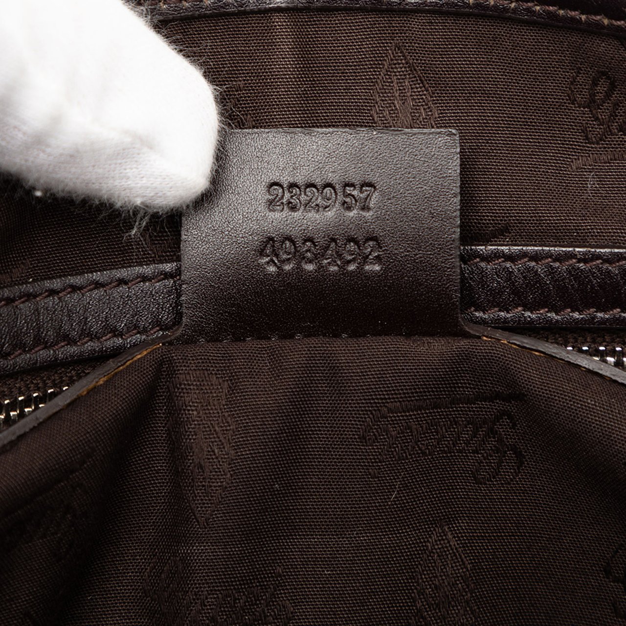 Gucci GG Canvas Twins Tote Bruin