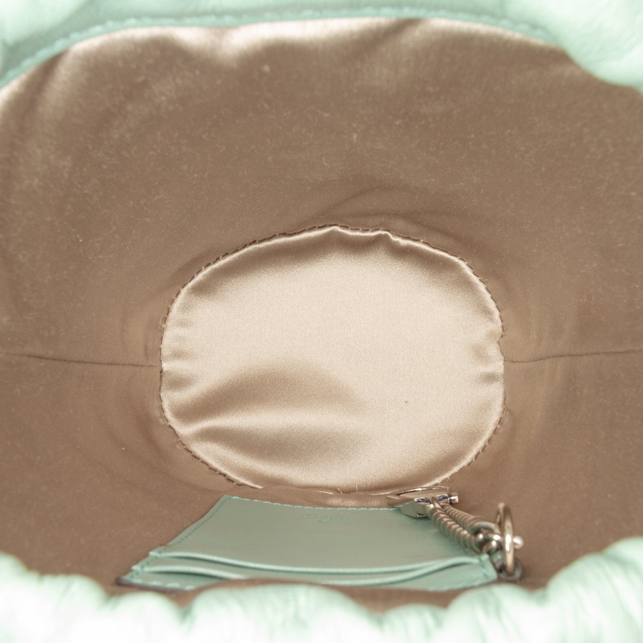 Gucci Small GG Marmont Sequined Diagonal Matelasse Leather Bucket Bag Groen