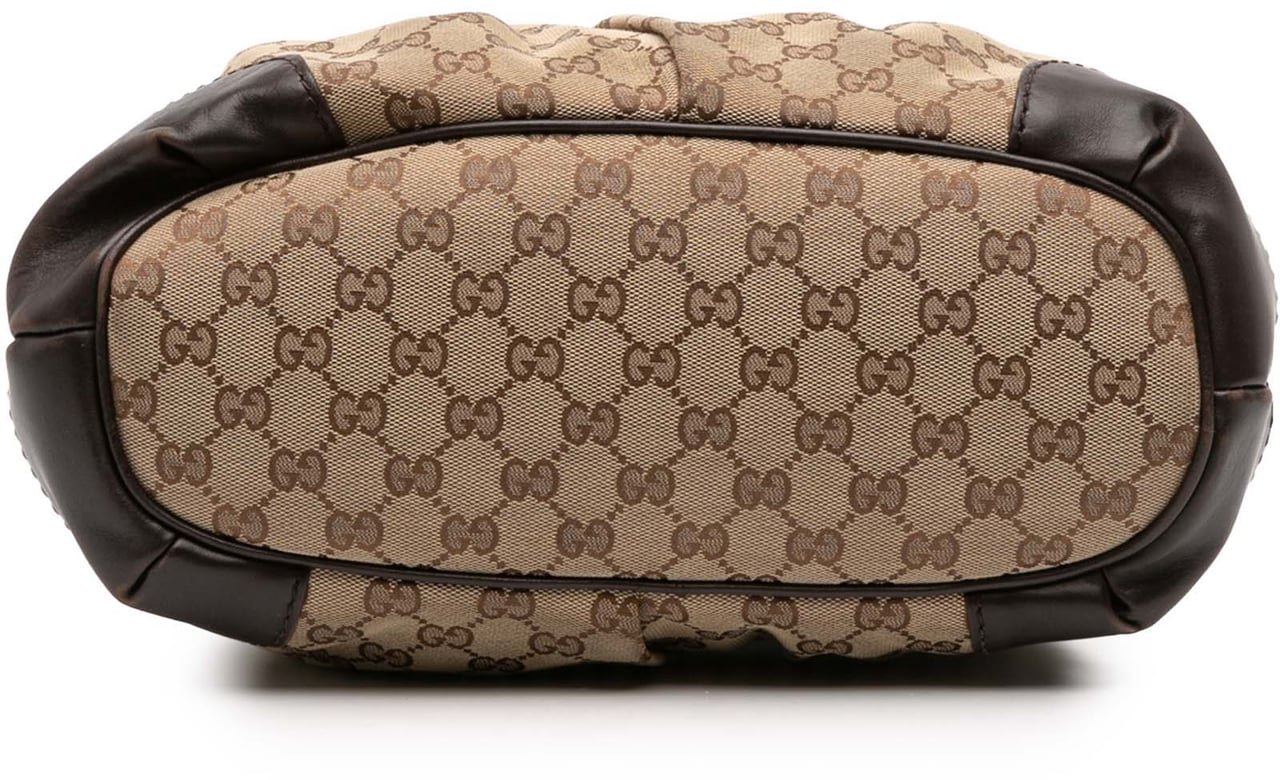 Gucci GG Canvas Sukey Satchel Bruin