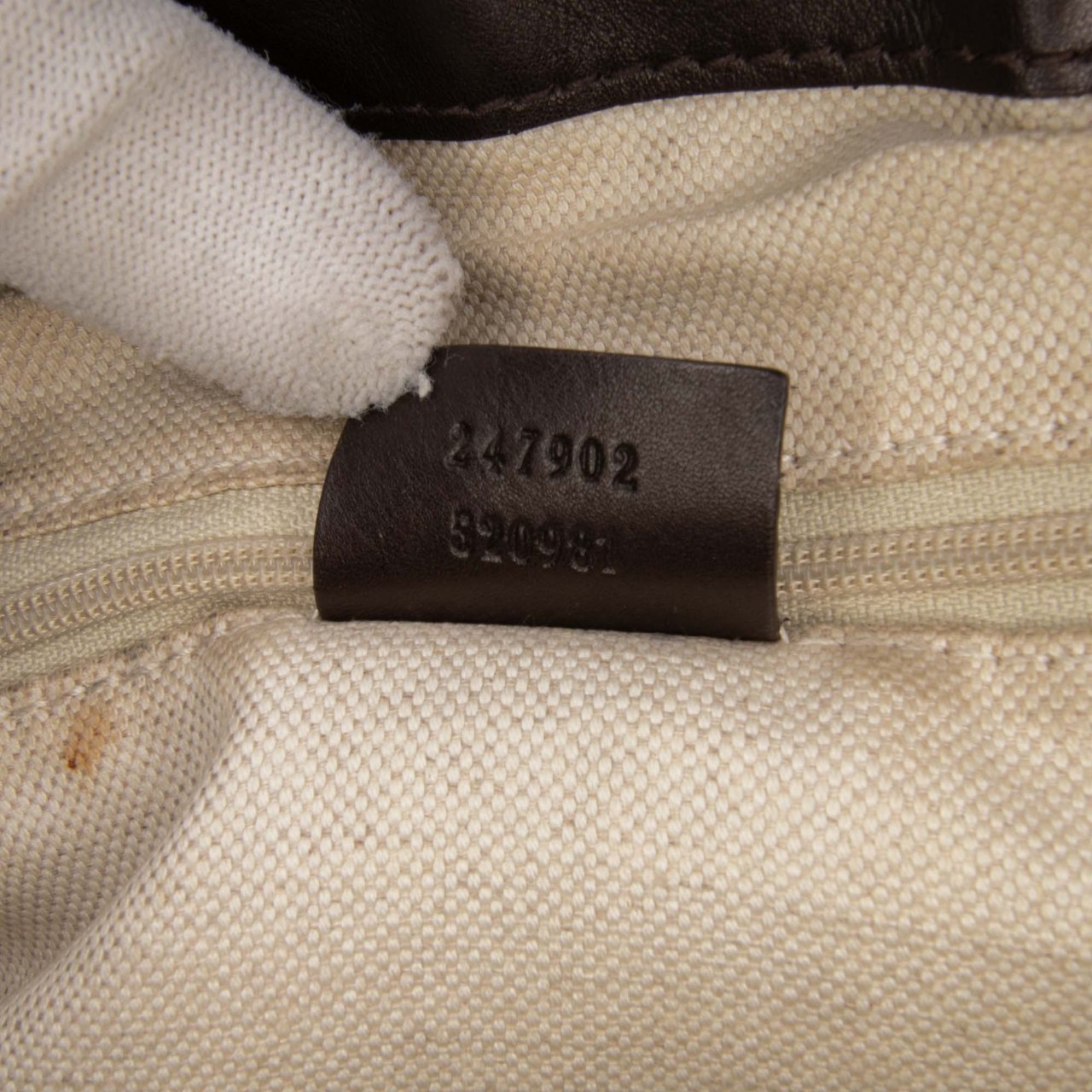 Gucci GG Canvas Sukey Satchel Bruin