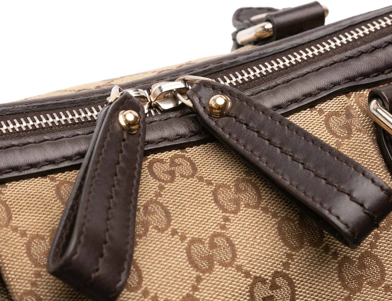 Gucci GG Canvas Sukey Satchel Bruin