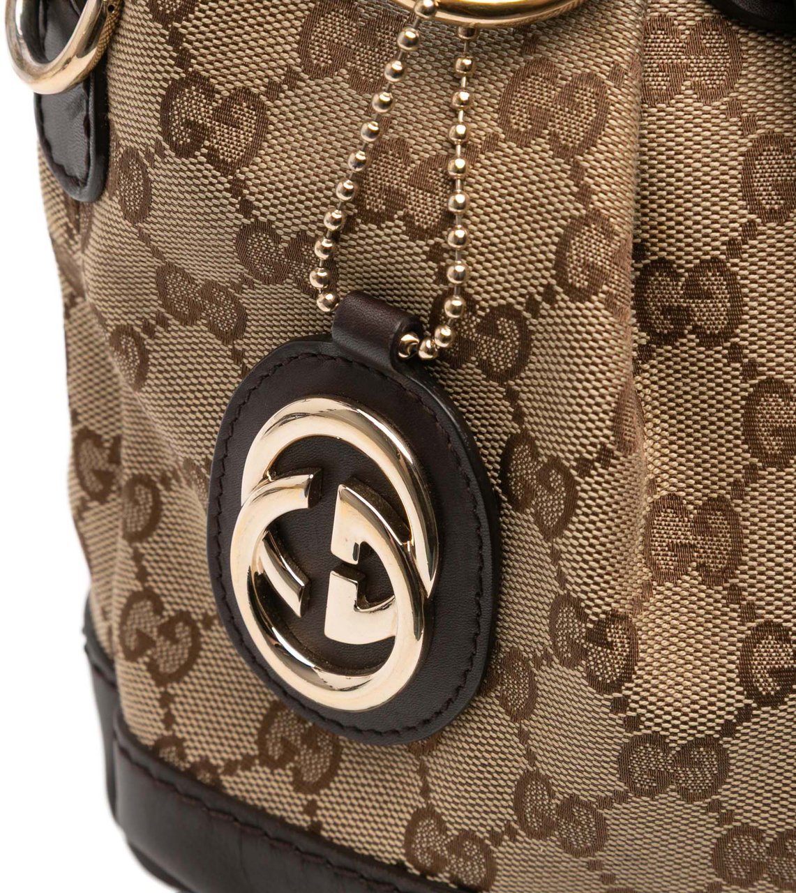 Gucci GG Canvas Sukey Satchel Bruin