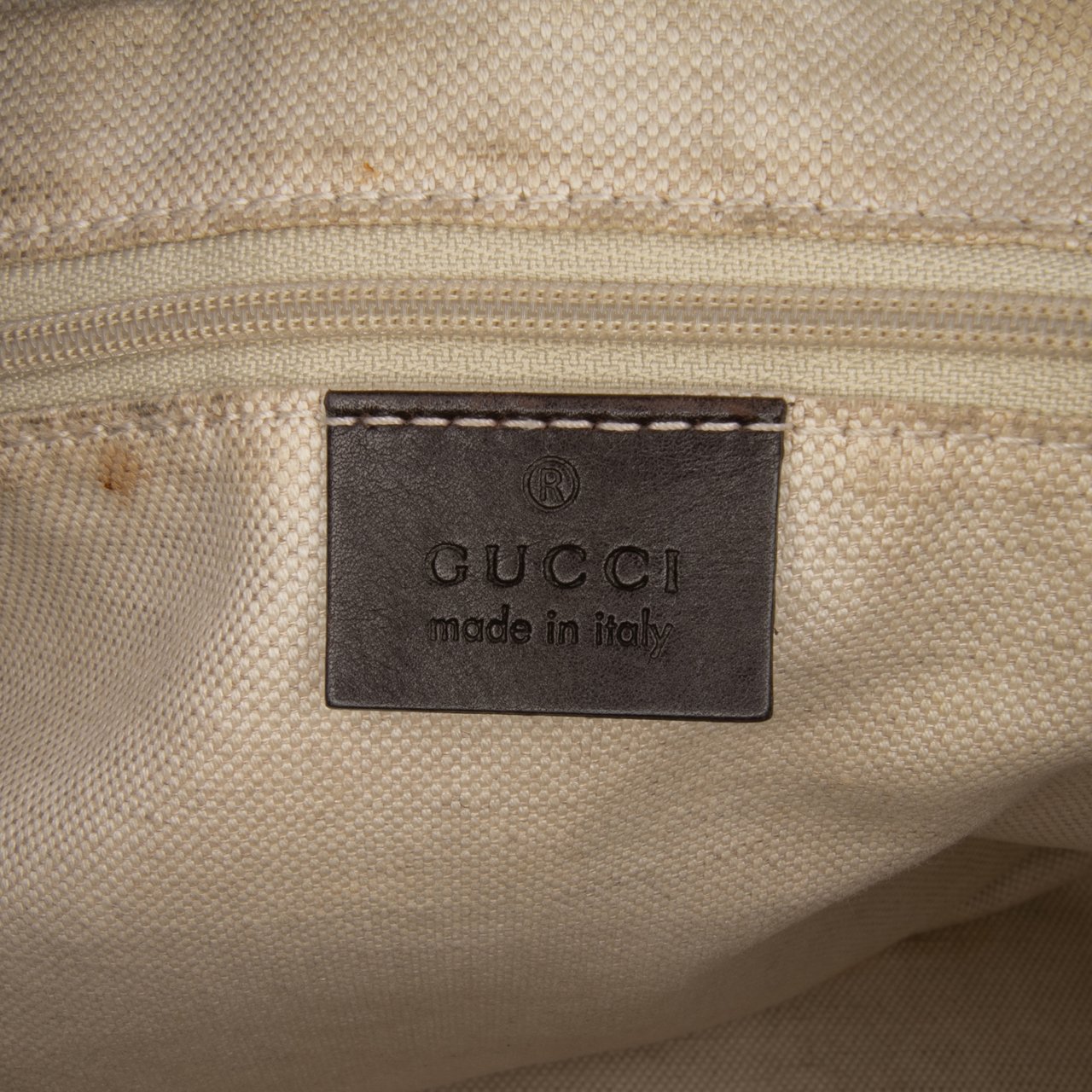 Gucci GG Canvas Sukey Satchel Bruin