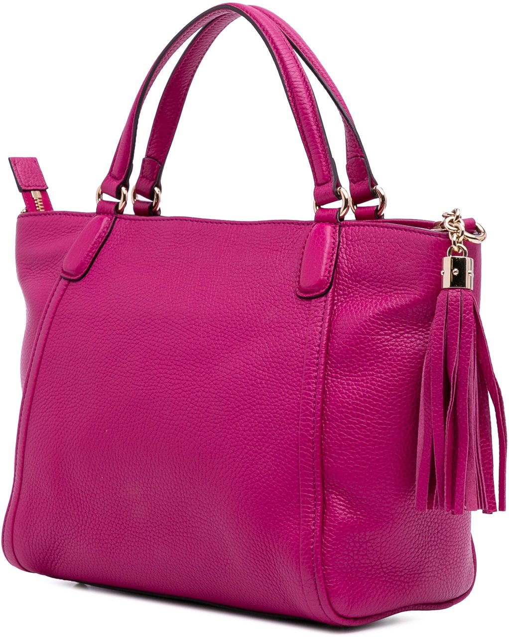 Gucci Small Leather Soho Cellarius Satchel Roze