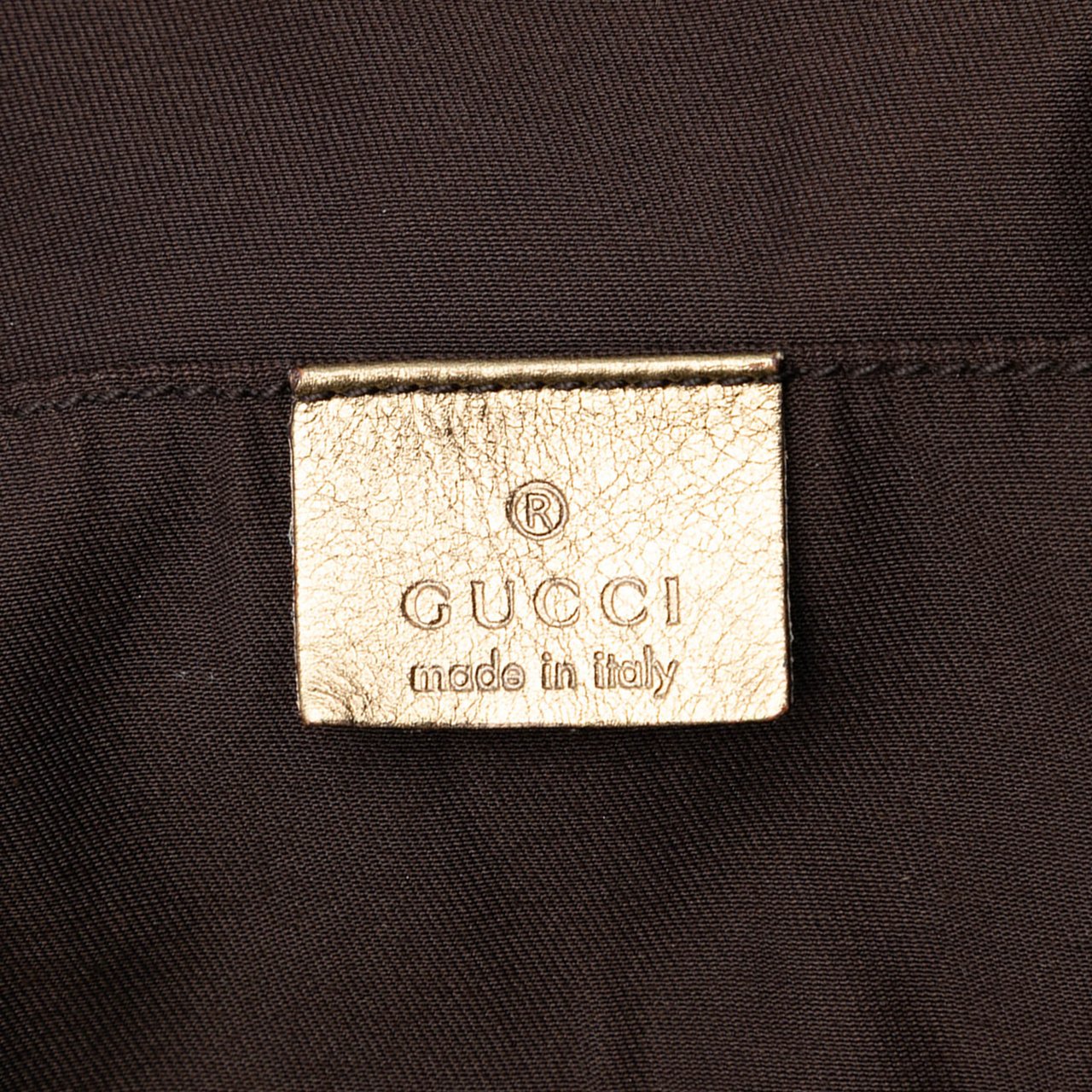 Gucci GG Canvas Web Tote Bruin