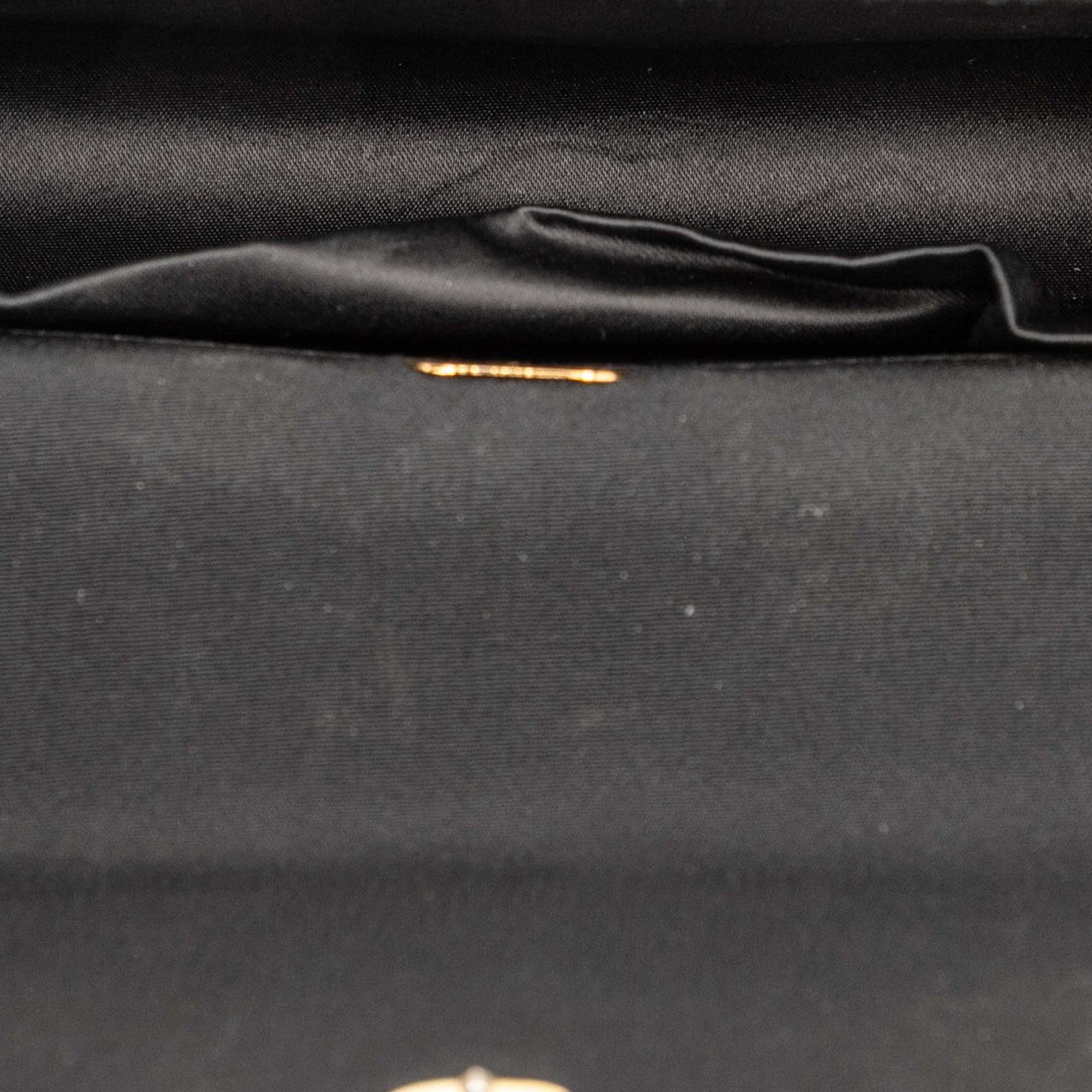 Gucci Canvas Interlocking G Chain Shoulder Bag Zwart