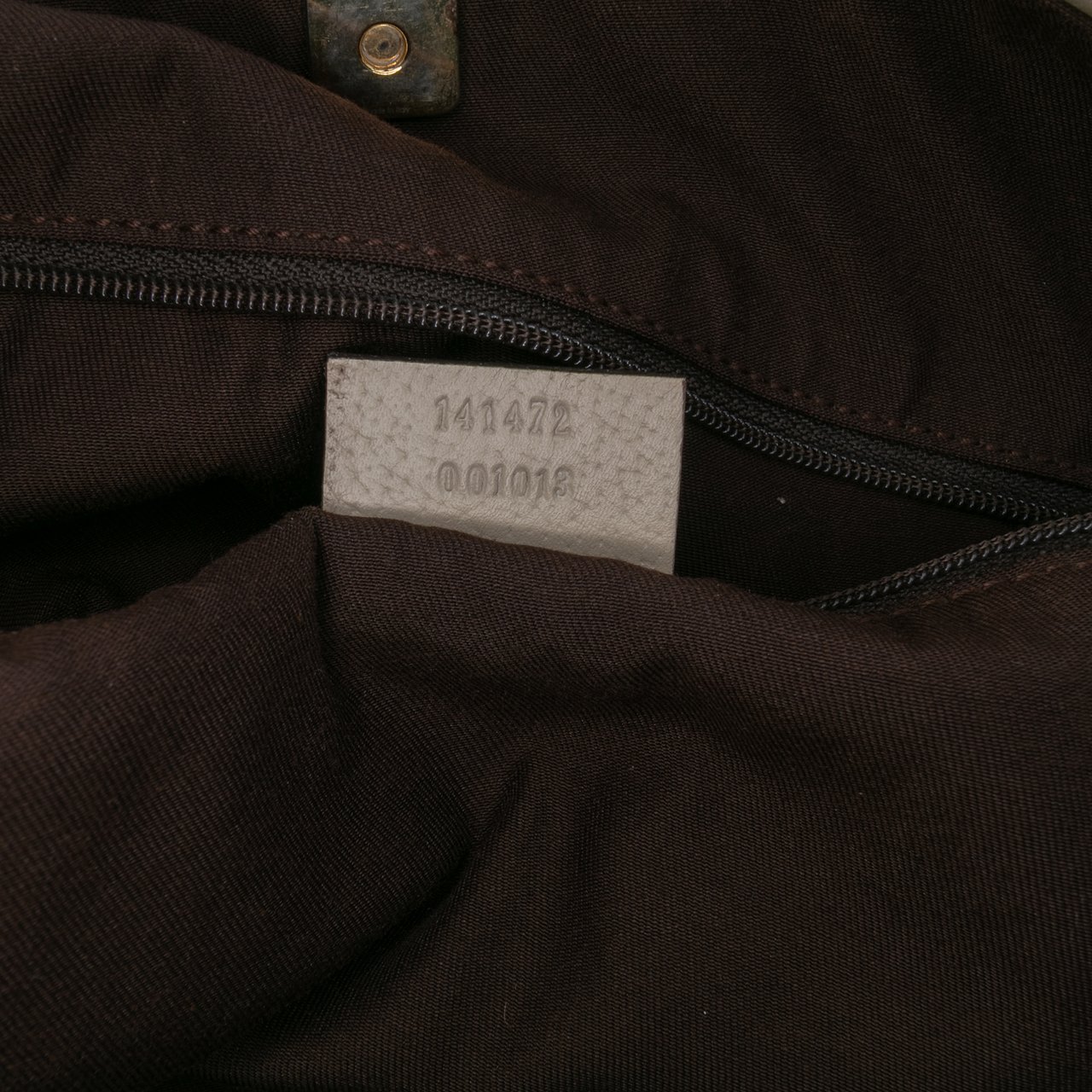 Gucci GG Canvas Abbey D Ring Tote Bruin