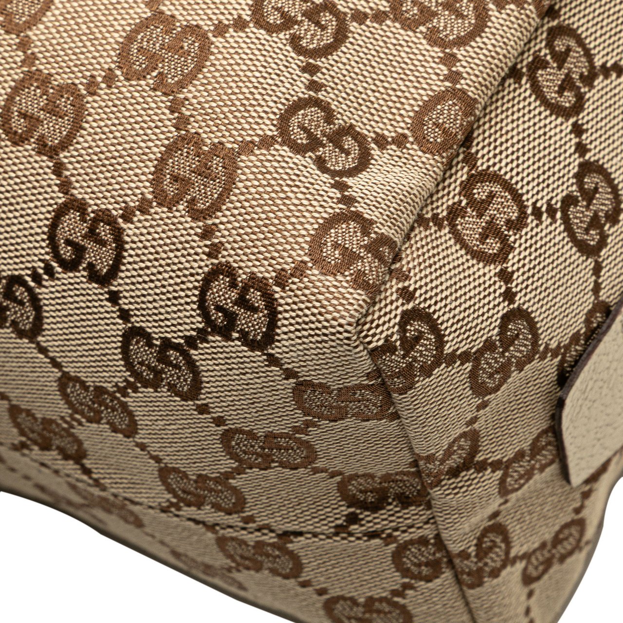Gucci GG Canvas Handbag Bruin