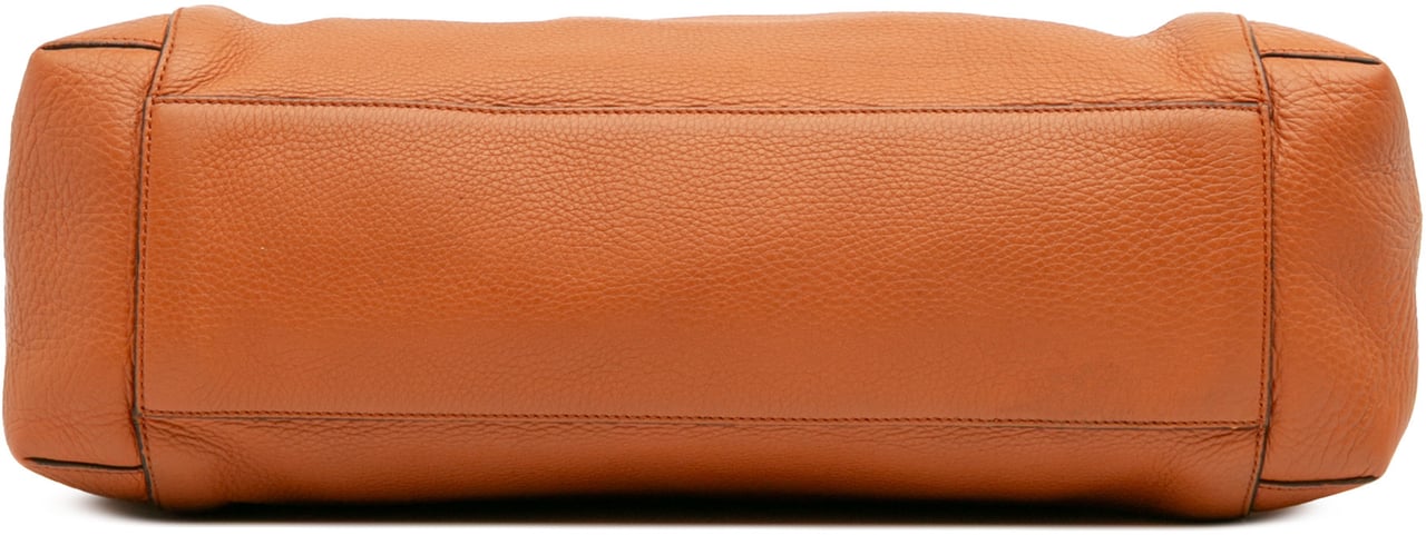 Gucci Leather Lady Tassel Top Handle Bag Oranje