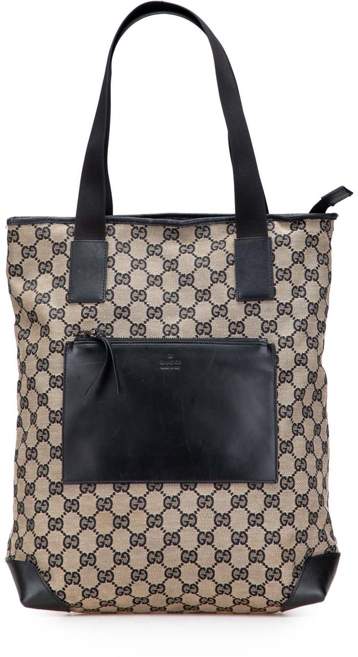 Gucci GG Canvas Tote Bruin