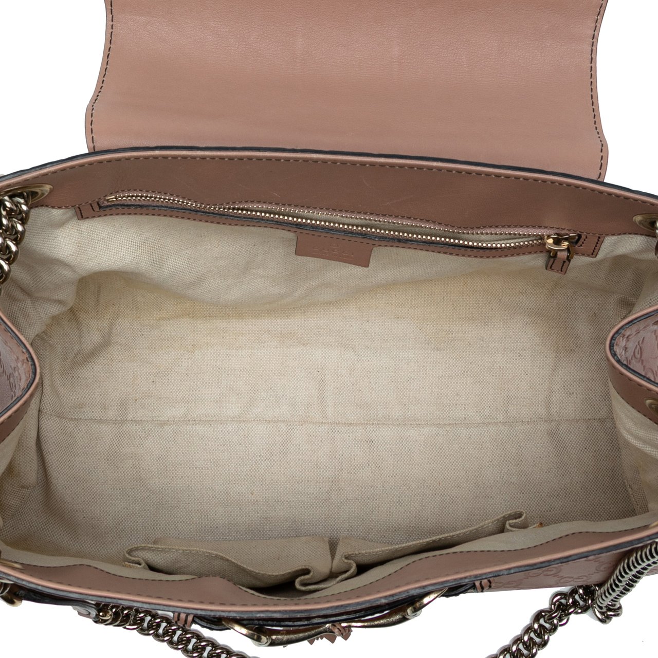 Gucci Large Guccissima Emily Shoulder Bag Roze