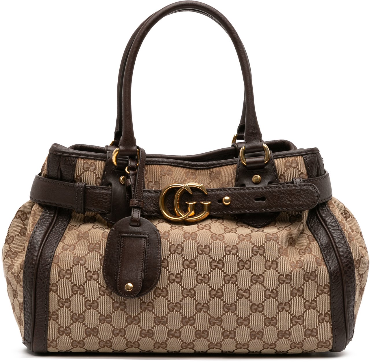Gucci GG Canvas Running Tote Bruin