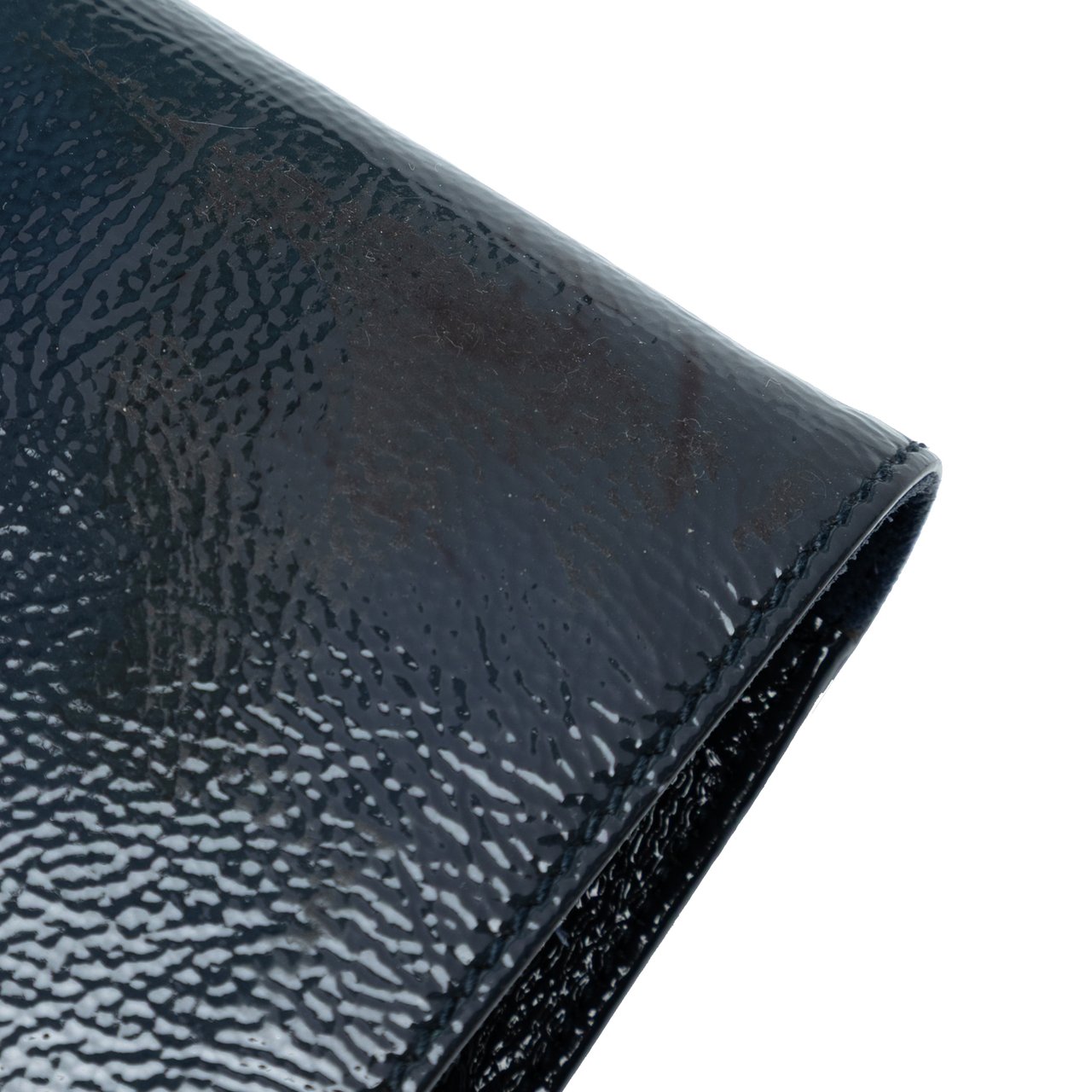 Gucci Soft Patent Soho Disco Clutch Blauw