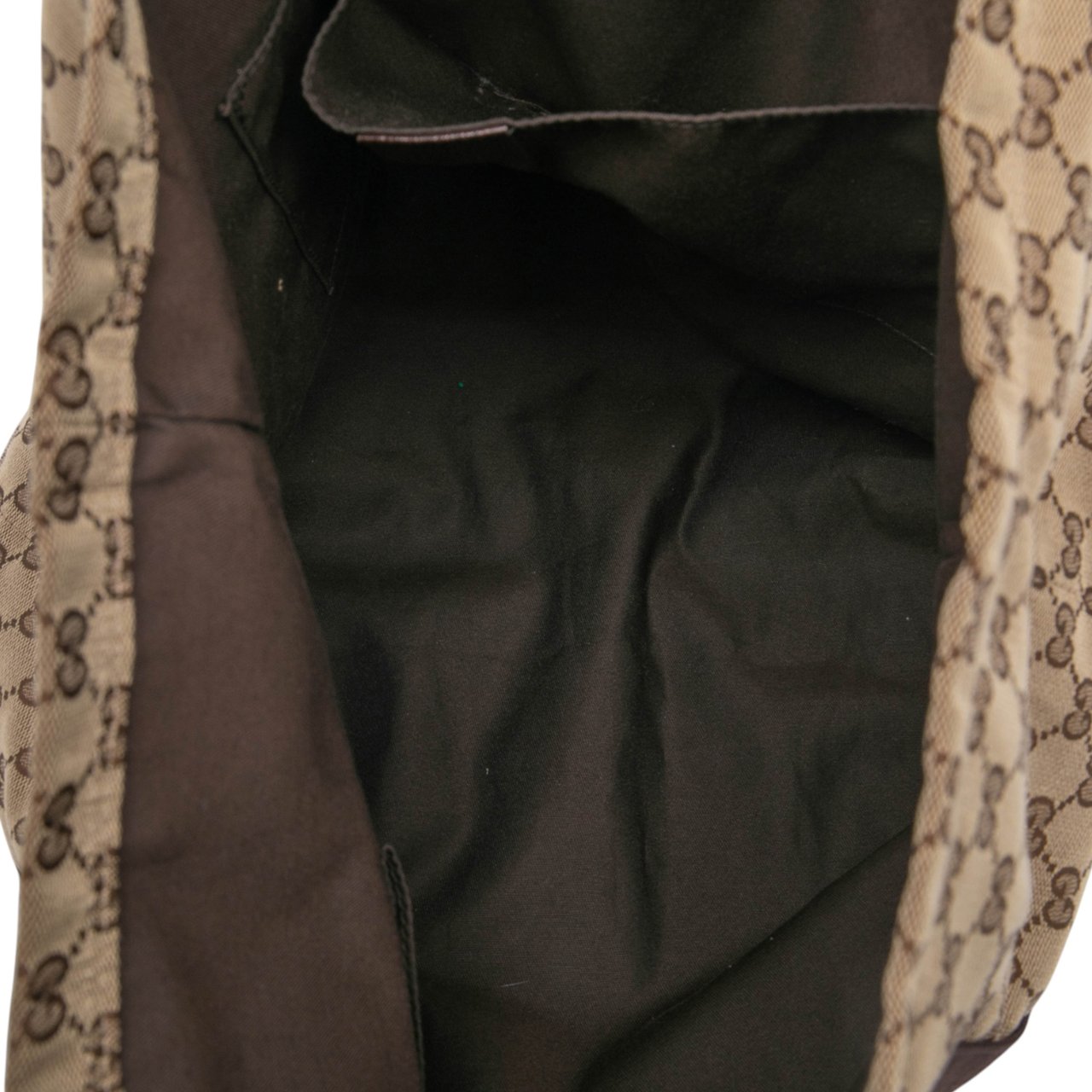 Gucci GG Canvas Tote Bruin