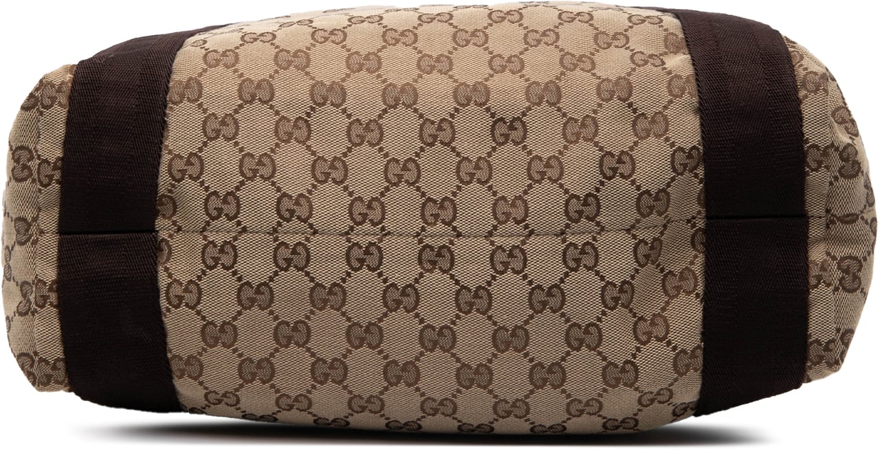 Gucci GG Canvas Tote Bruin