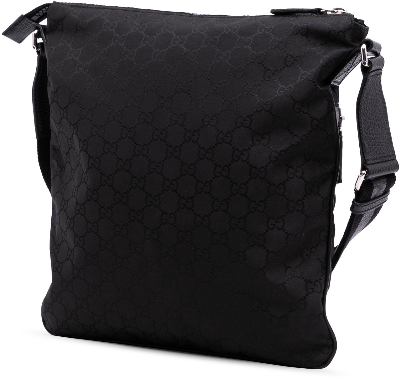 Gucci GG NylonWeb Crossbody Zwart
