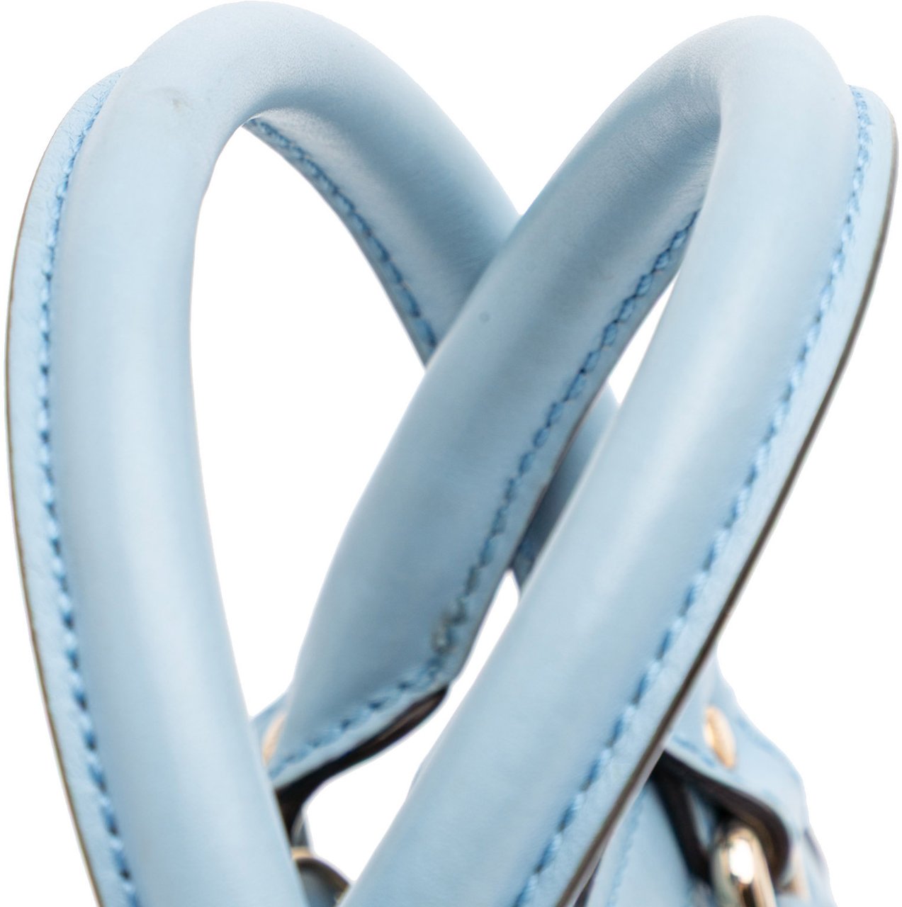 Gucci Mini Microguccissima Dome Satchel Blauw