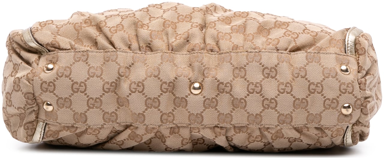 Gucci GG Canvas Abbey D Ring Tote Bruin