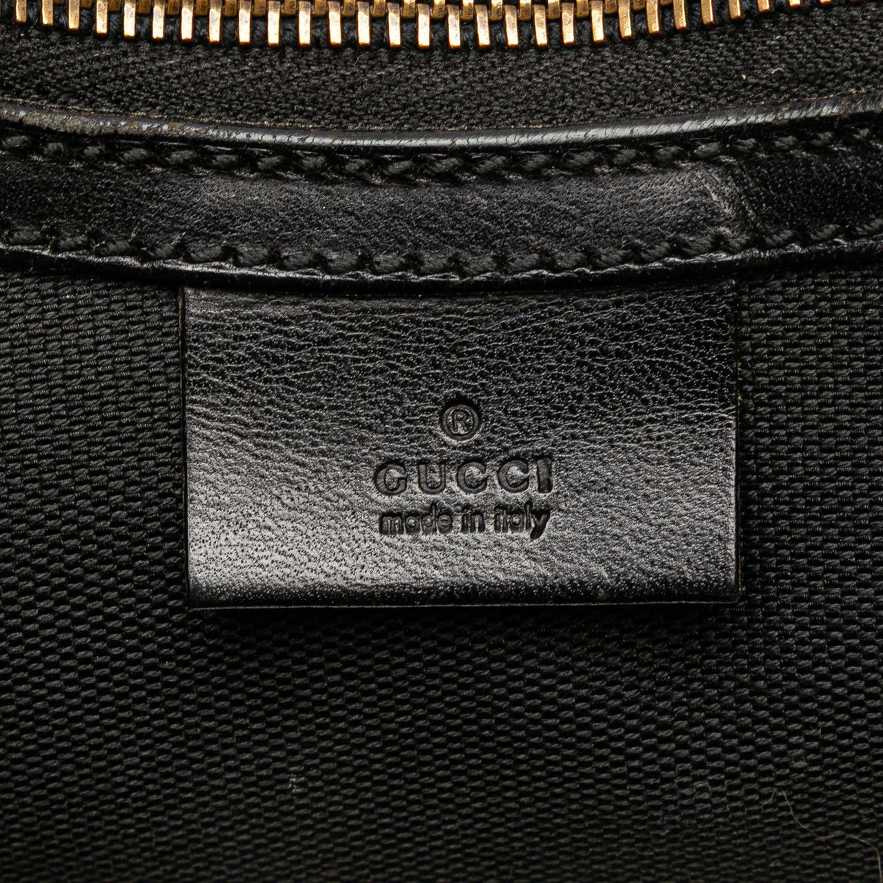 Gucci Web Canvas Hobo Zwart