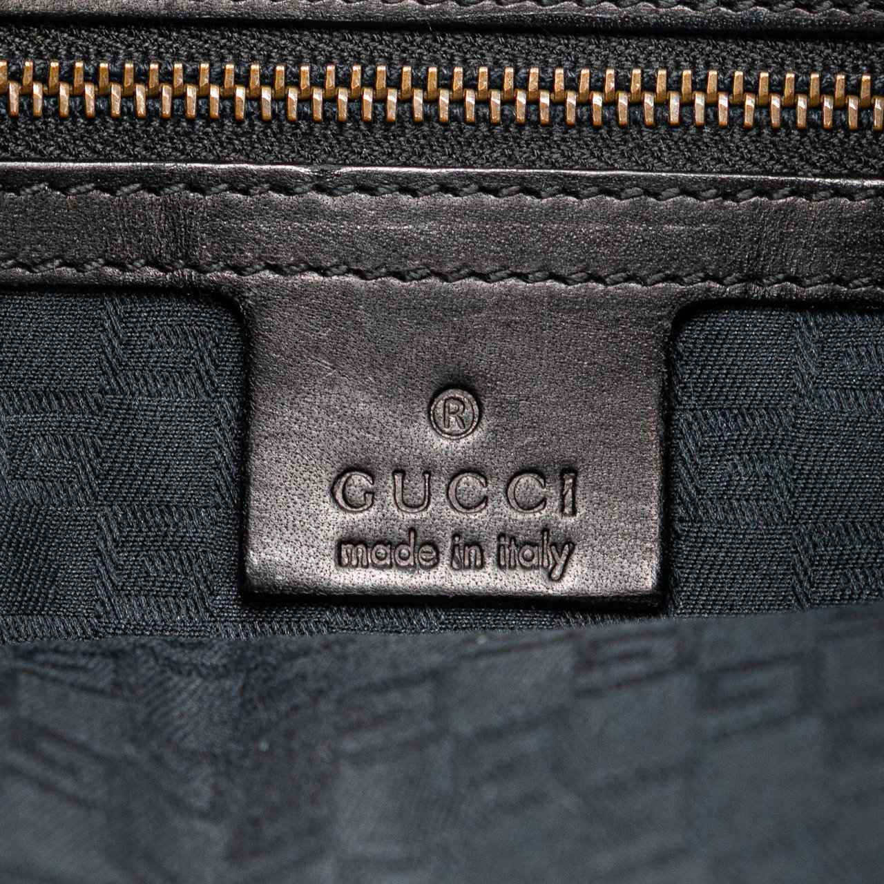 Gucci Web Canvas Hobo Zwart