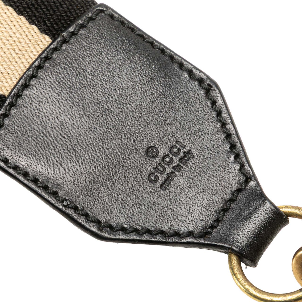 Gucci Web Canvas Hobo Zwart