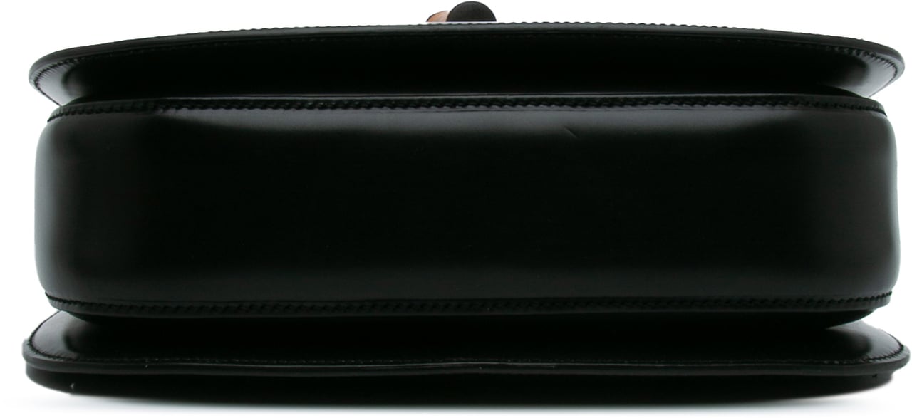 Gucci Limited Edition Medium Calfskin Acrylic Classic 2 Top Handle Bag Zwart