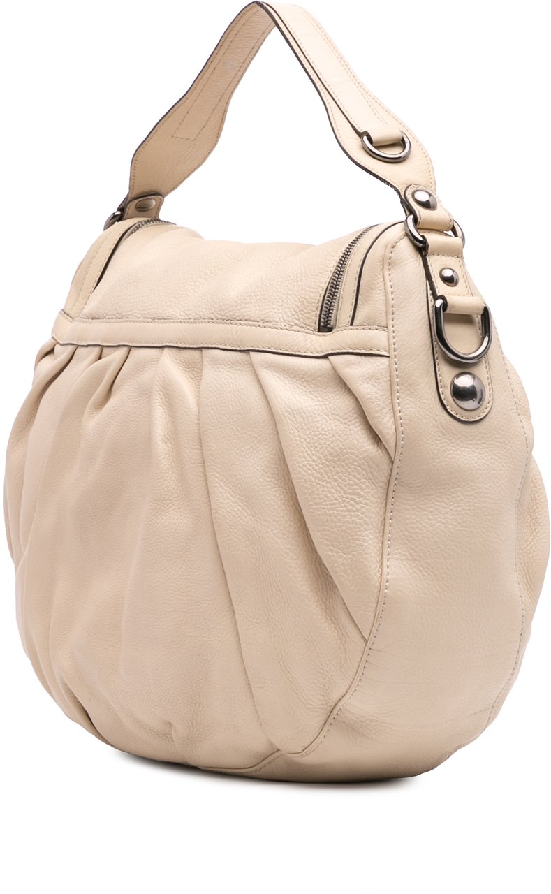 Gucci Medium Pebbled Calfskin Icon Bit Satchel Wit