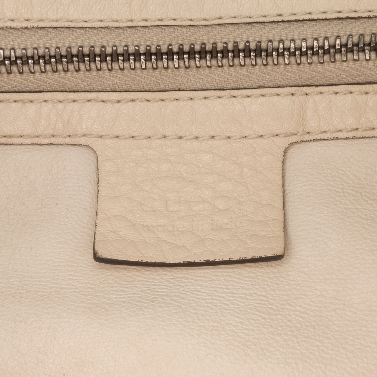 Gucci Medium Pebbled Calfskin Icon Bit Satchel Wit