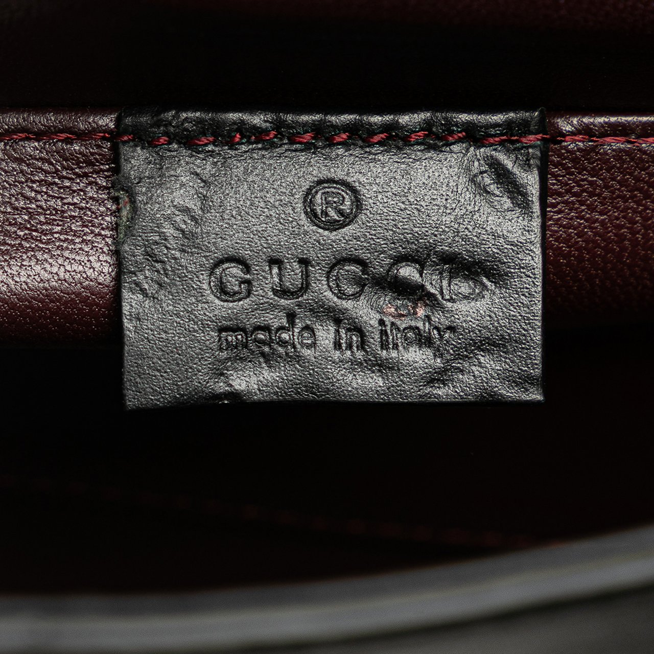 Gucci Small Leather Zumi Satchel Zwart