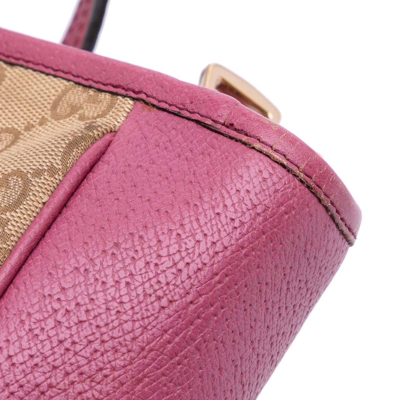 Gucci Small GG Canvas Bree Satchel Bruin